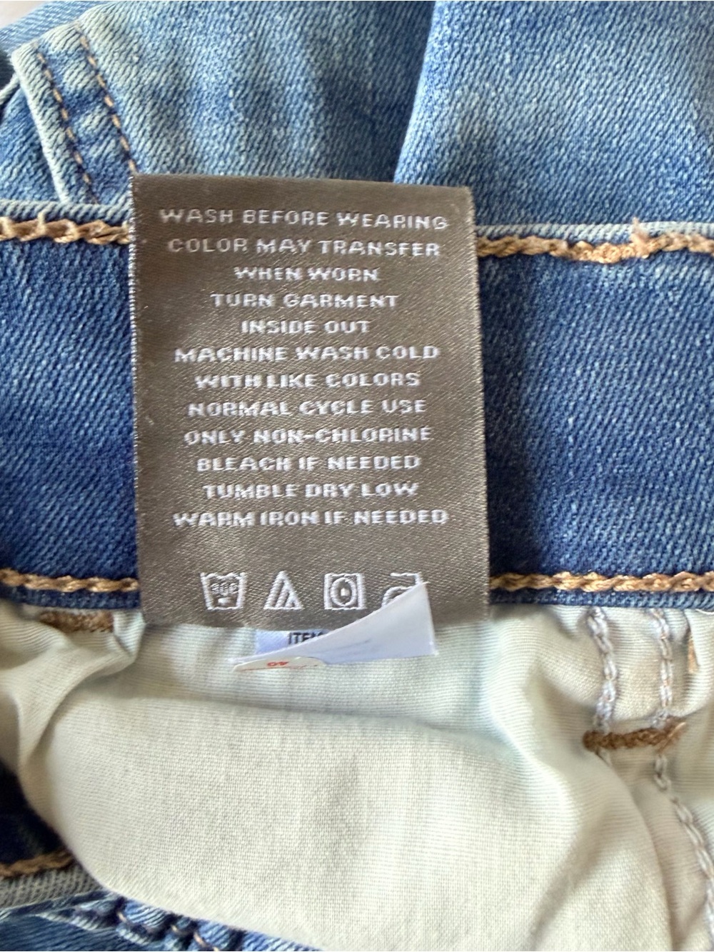 torrid Light Blue Cropped Denim Jogger Jeans - Picture 6 of 8